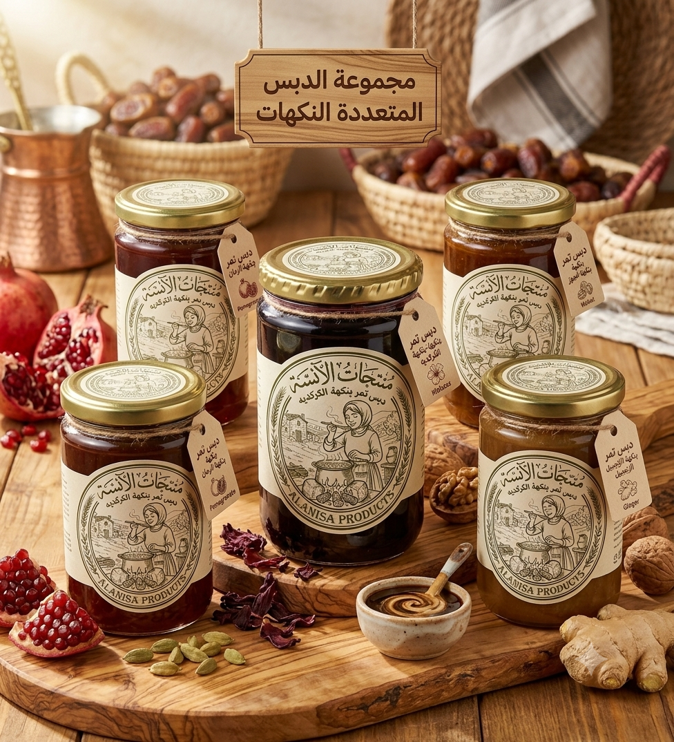 دبس بنكهات متعددة
