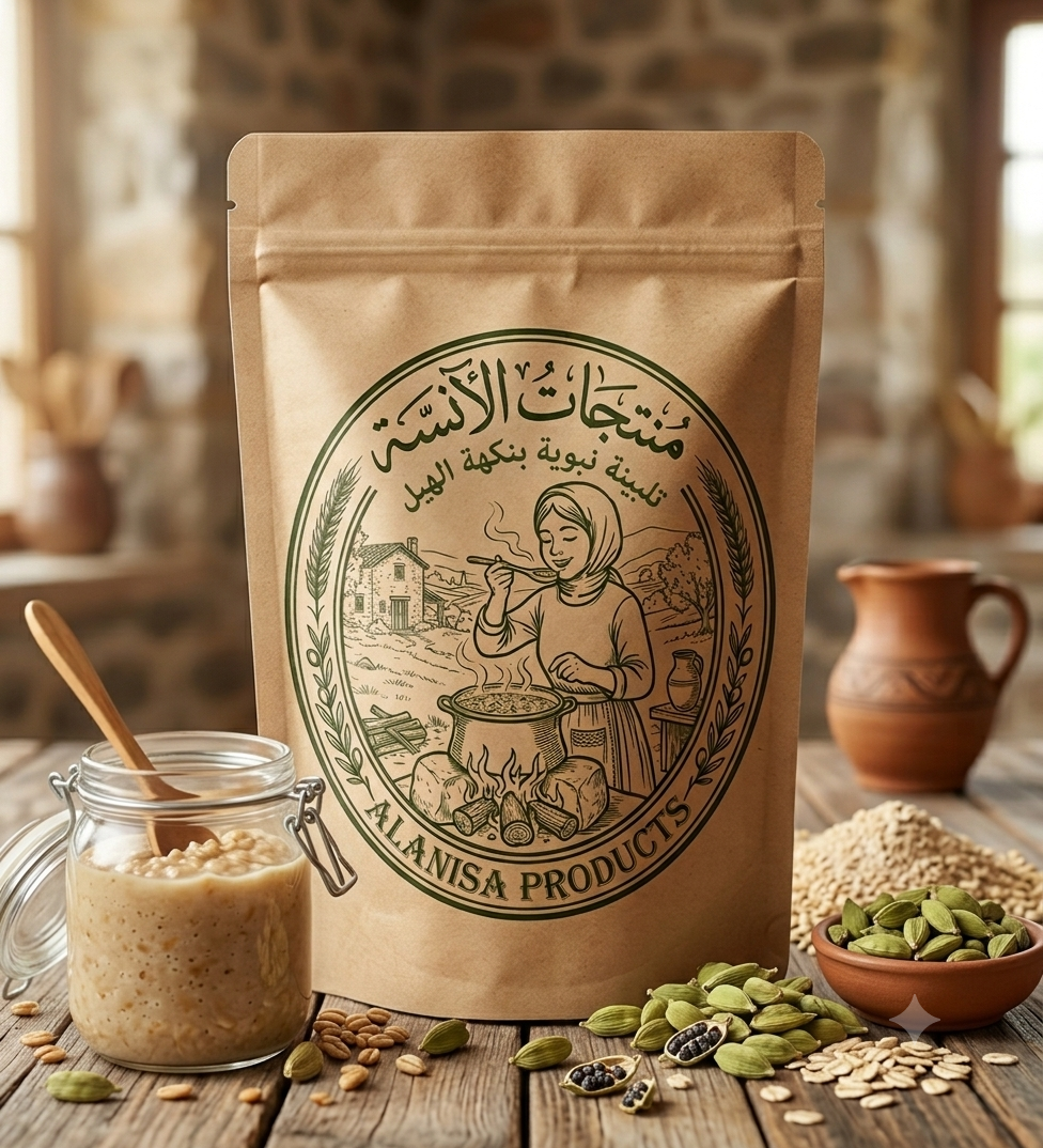 تلبينة نبوية بنكهة الهيل